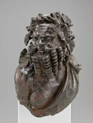 Busto decorativo de Sileno